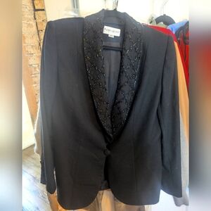 Beaded wool vintage jacket